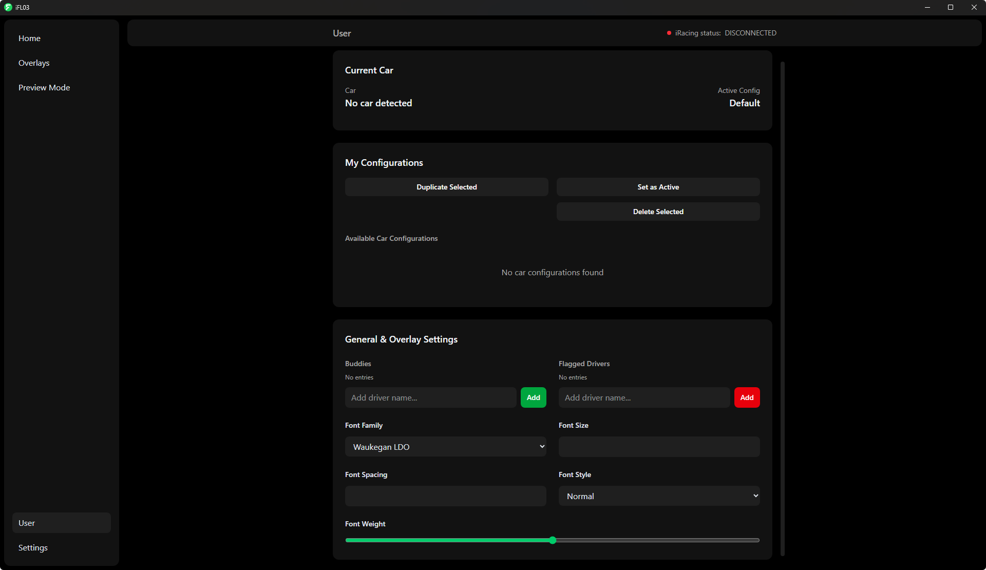 usersettings